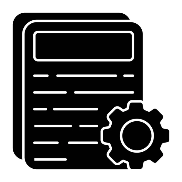 Icono Descarga Premium Gestión Documentos — Vector de stock