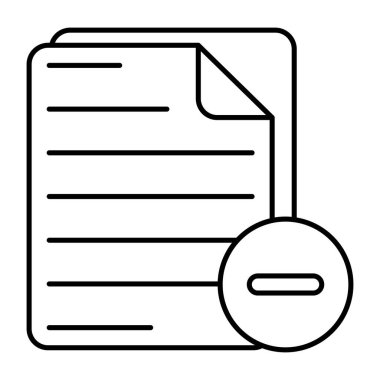 Silme dosyasının eşsiz bir tasarım simgesi