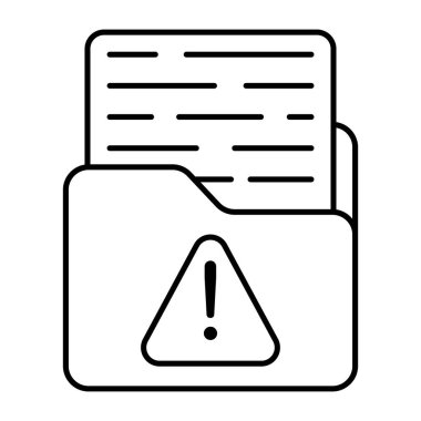 Dizin hatası için benzersiz bir dizayn simgesi 