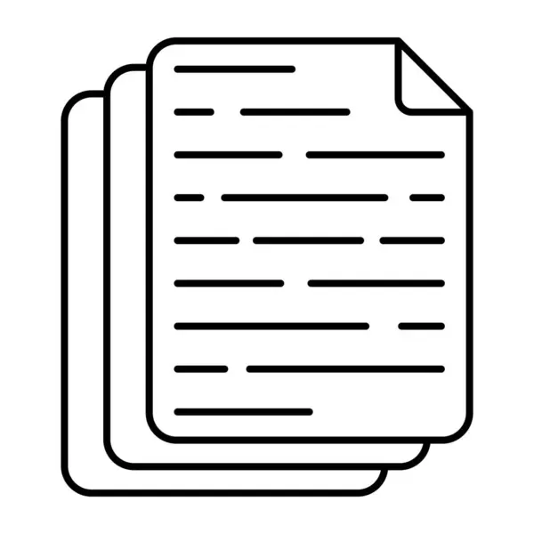 可编辑的文件设计图标 — 图库矢量图片