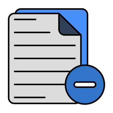 Silme dosyasının eşsiz bir tasarım simgesi