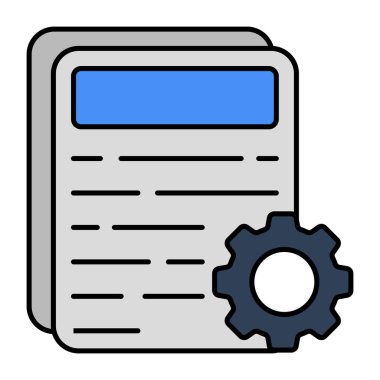 Belge yönetiminin premium indirme simgesi 