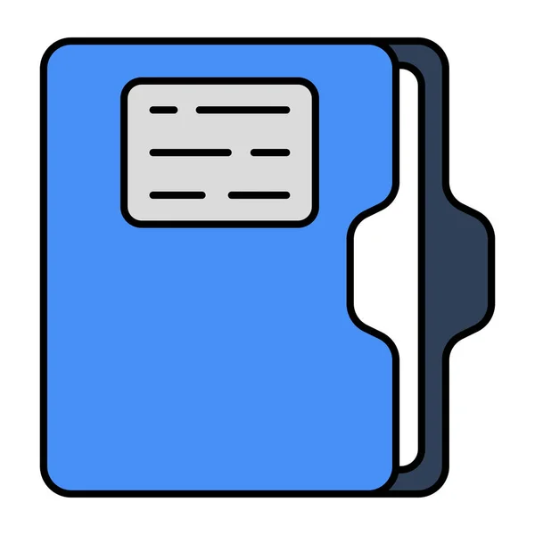 Icono Diseño Editable Caja Del Documento — Vector de stock