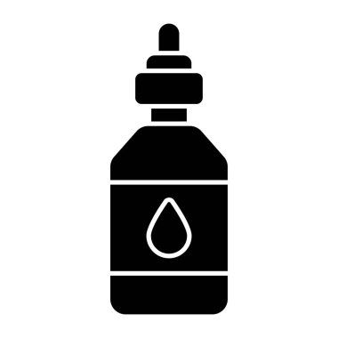 Damlalık şişesinin modern tasarım simgesi 