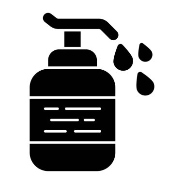 El dezenfektanının sağlam bir tasarım simgesi