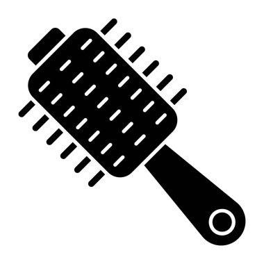 Saç kurutma fırçasının güzel bir tasarım simgesi