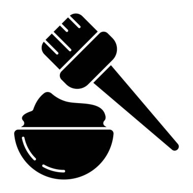 Çamaşır suyu kreminin yenilebilir tasarım simgesi. 