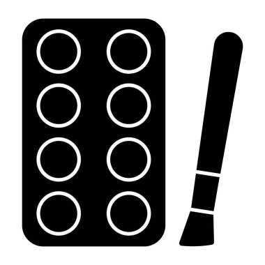 Göz farı kitinin modern tasarım simgesi 