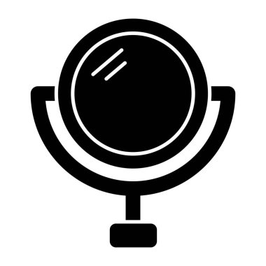 Dikiz aynasının modern tasarım simgesi 