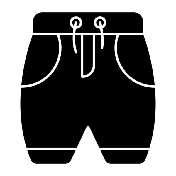 Pantalón Ropa Hombre Icono Diseño Sólido Atuendo Deportivo — Archivo Imágenes Vectoriales