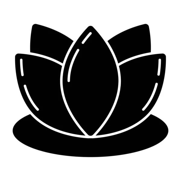 Іконка Дизайну Квітки Лотоса — стоковий вектор