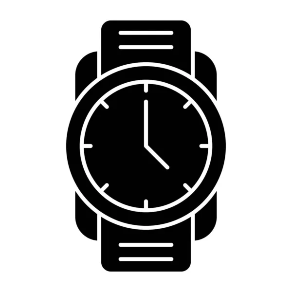 Editable Design Icon Wrist Watch — Wektor stockowy