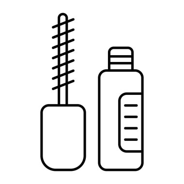 Güzel bir rimel tasarımı simgesi