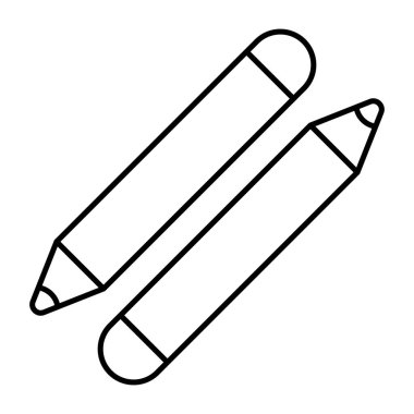 Dudak kalemlerinin bir simge tasarımı 