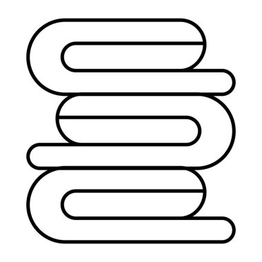 Havluların modern tasarım simgesi 