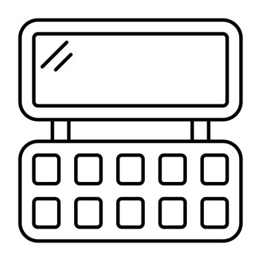 Göz farı kitinin modern tasarım simgesi 