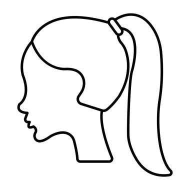 At kuyruğunun bir simge tasarımı 