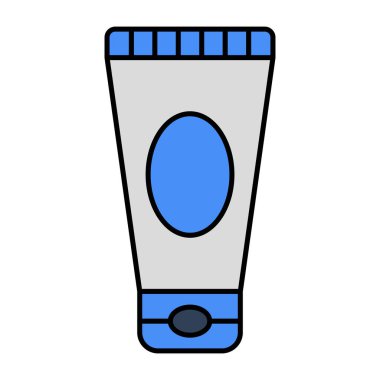 Yüz yıkamanın modern tasarım simgesi