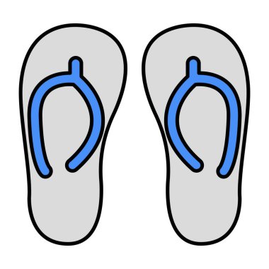 An icon design of flip flop