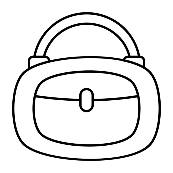 특성을 핸드백의 아이콘 디자인 — 스톡 벡터