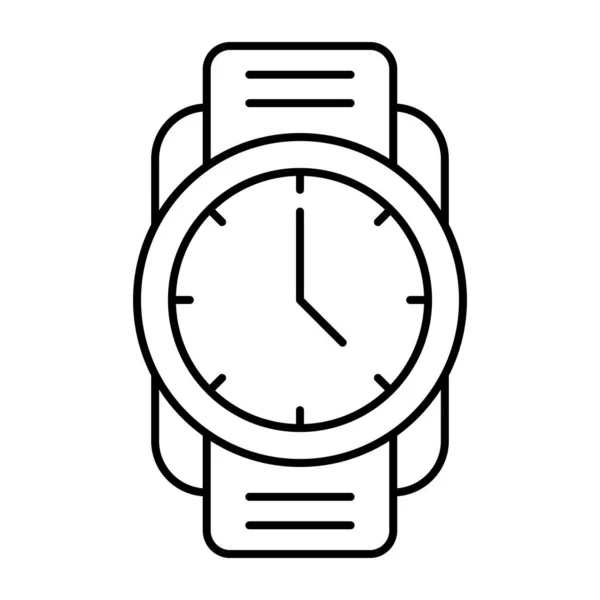 Редактируемая Иконка Дизайна Наручных Часов — стоковый вектор