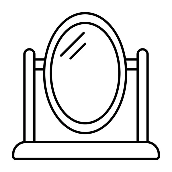Ícone Design Moderno Espelho Pedestal —  Vetores de Stock