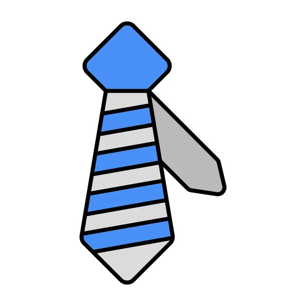 可编辑的领带设计图标 — 图库矢量图片