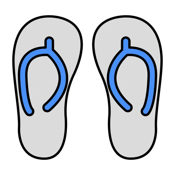 Icon Design Flip Flop — Stockový vektor