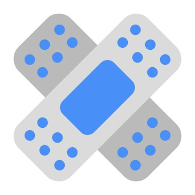 İlk yardım bandajlarının mükemmel tasarım simgesi