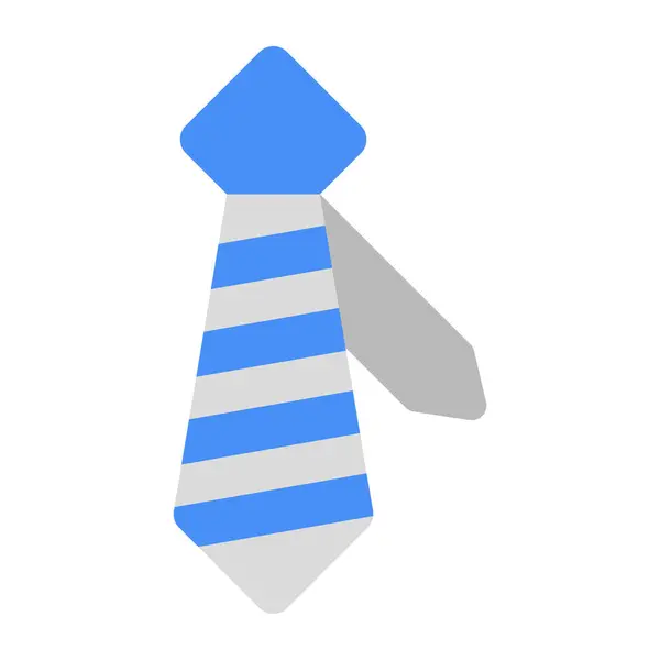Editierbare Design Ikone Der Krawatte — Stockvektor