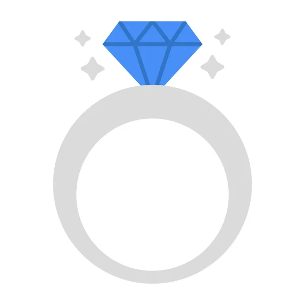 Premium Icono Descarga Anillo Diamante — Vector de stock