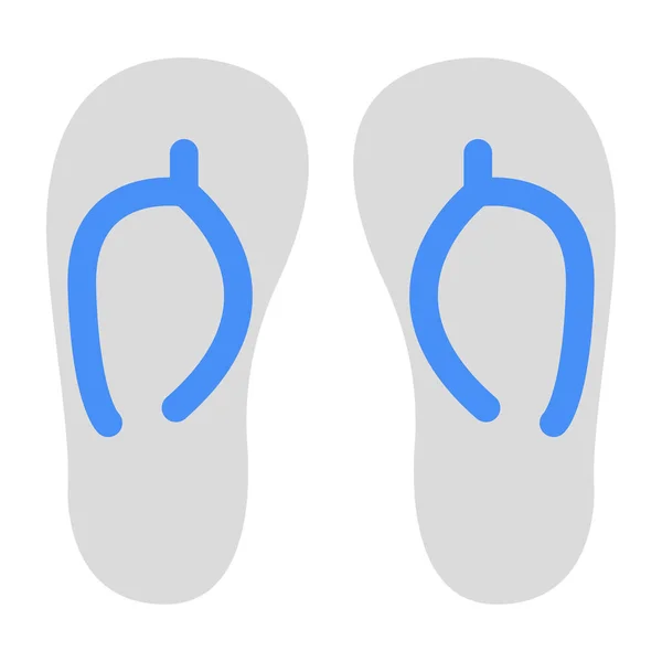 Icon Design Flip Flop — Stockvector
