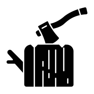 A premium download icon of trunk cut