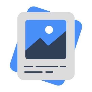 Fotoğrafın modern tasarım simgesi