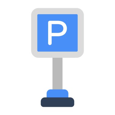 Park panosunun modern tasarım simgesi  