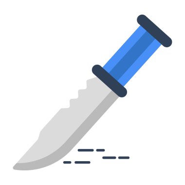 Modern design icon of knife 