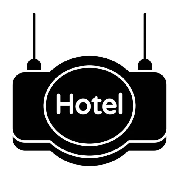 酒店董事会的现代设计图标 — 图库矢量图片