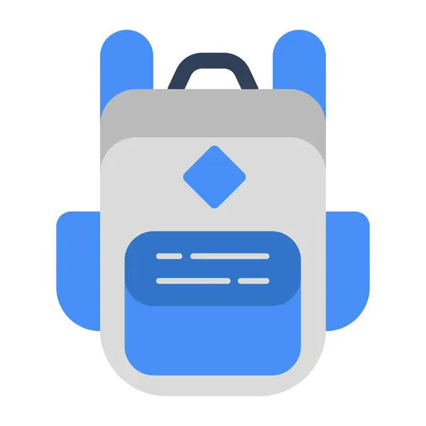 Premium Download Icon Backpack — 스톡 벡터