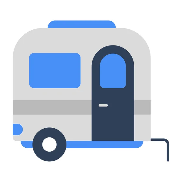 Icône Design Moderne Caravane — Image vectorielle