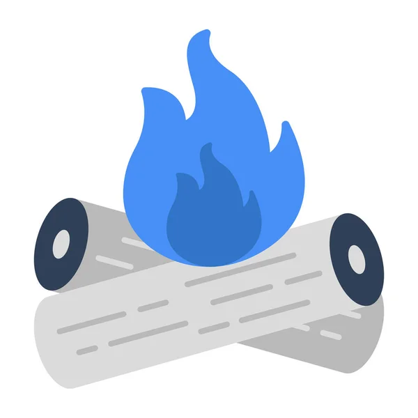 Perfect Design Icon Fireplace — Image vectorielle
