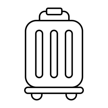 Vector design of trolley bag