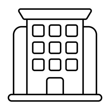 Otel binasının modern tasarım simgesi