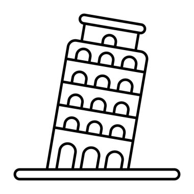 Pisa kulesinin modern tasarım simgesi