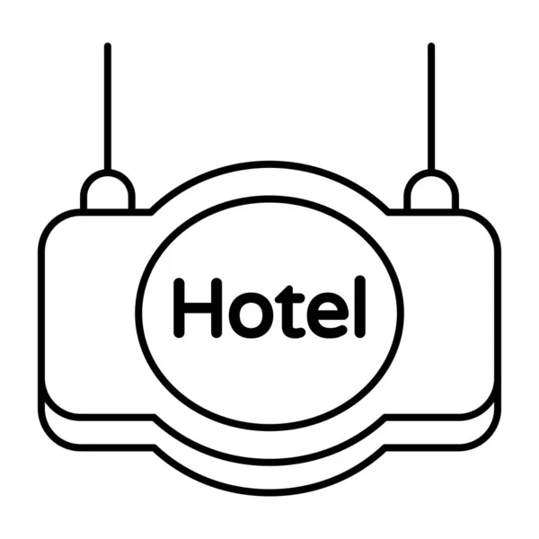 酒店董事会的现代设计图标 — 图库矢量图片