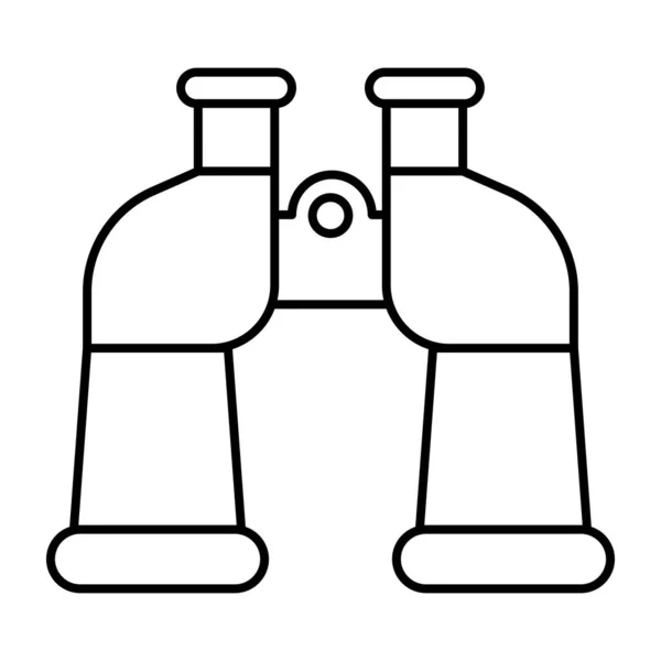 Уникальная Иконка Дизайна Бинокля — стоковый вектор