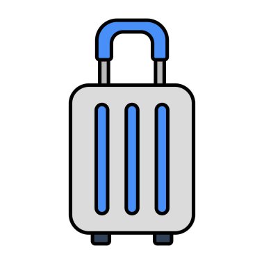 Vector design of trolley bag