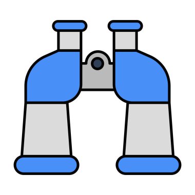 A unique design icon of binoculars 