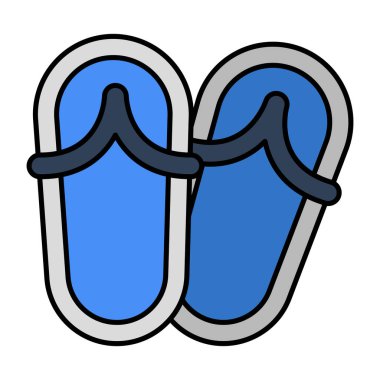 An icon design of flip flop