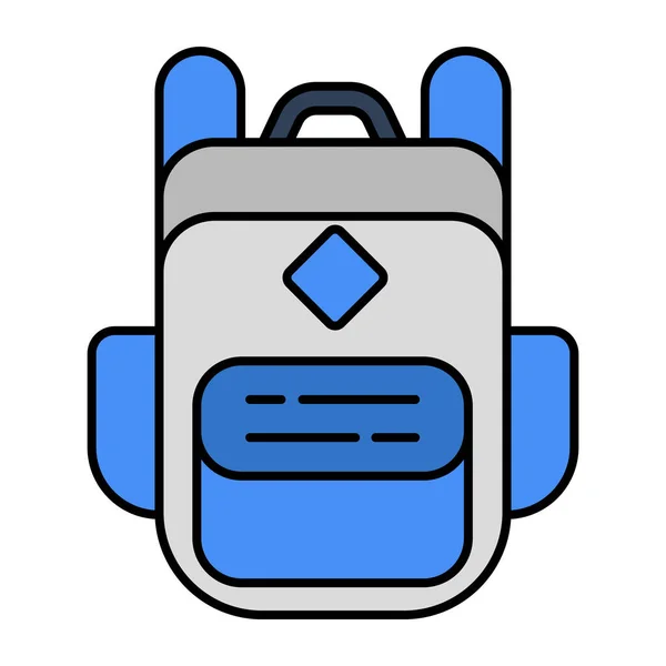 Premium Download Icon Backpack — Vetor de Stock