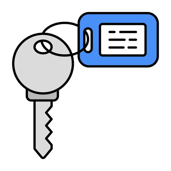 Premium Download Icon Key — 스톡 벡터